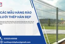 Các Mẫu Hàng Rào Lưới Thép Hàn Đẹp