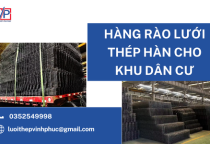 Hàng Rào Lưới Thép Hàn Cho Khu Dân Cư