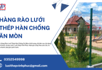 Hàng Rào Lưới Thép Hàn Chống Ăn Mòn