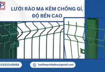 Lưới Rào Mạ Kẽm Chống Gỉ, Độ Bền Cao