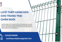 Lưới Thép Hàng Rào Cho Trang Trại Chăn Nuôi