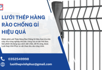 Lưới Thép Hàng Rào Chống Gỉ Hiệu Quả