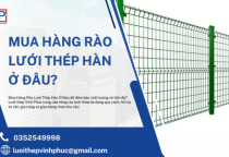 Mua Hàng Rào Lưới Thép Hàn Ở Đâu?