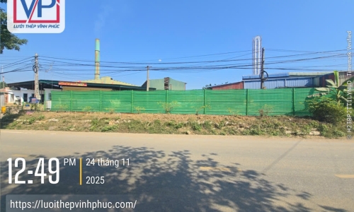 Dự án hàng rào Công ty CP Nông Nghiệp Phú Lộc - tỉnh Phú Thọ 