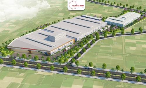 Lưới Thép Hàn Bê Tông tại Dự Án nhà máy SX Nhựa Quang Minh