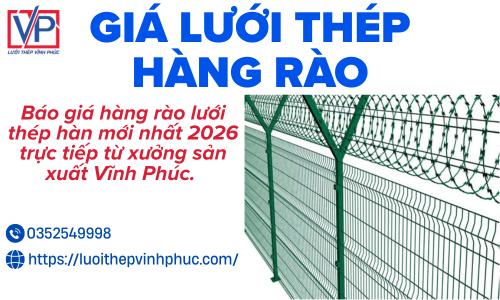 Báo Giá Lưới Thép Hàng Rào Chi Tiết & Kinh Nghiệm Mua Giá Tốt Tại Xưởng
