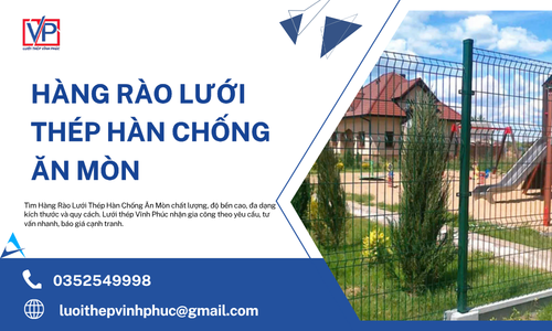Hàng Rào Lưới Thép Hàn Chống Ăn Mòn