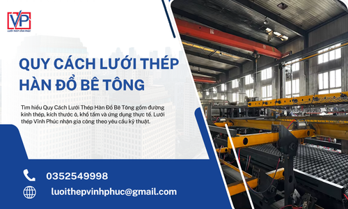 Quy Cách Lưới Thép Hàn Đổ Bê Tông
