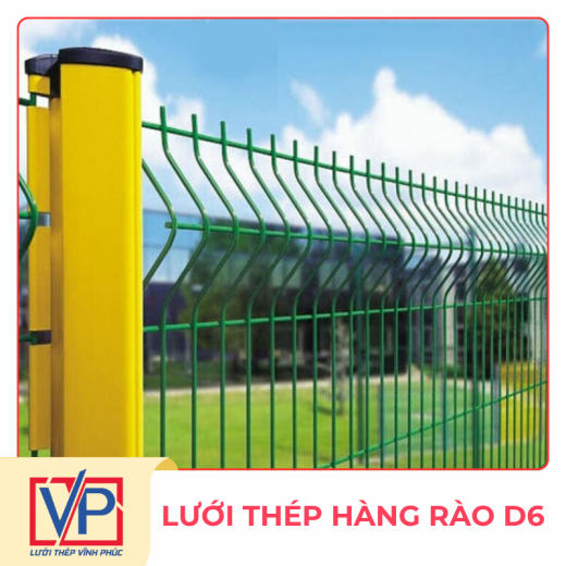LƯỚI THÉP HÀNG RÀO D6