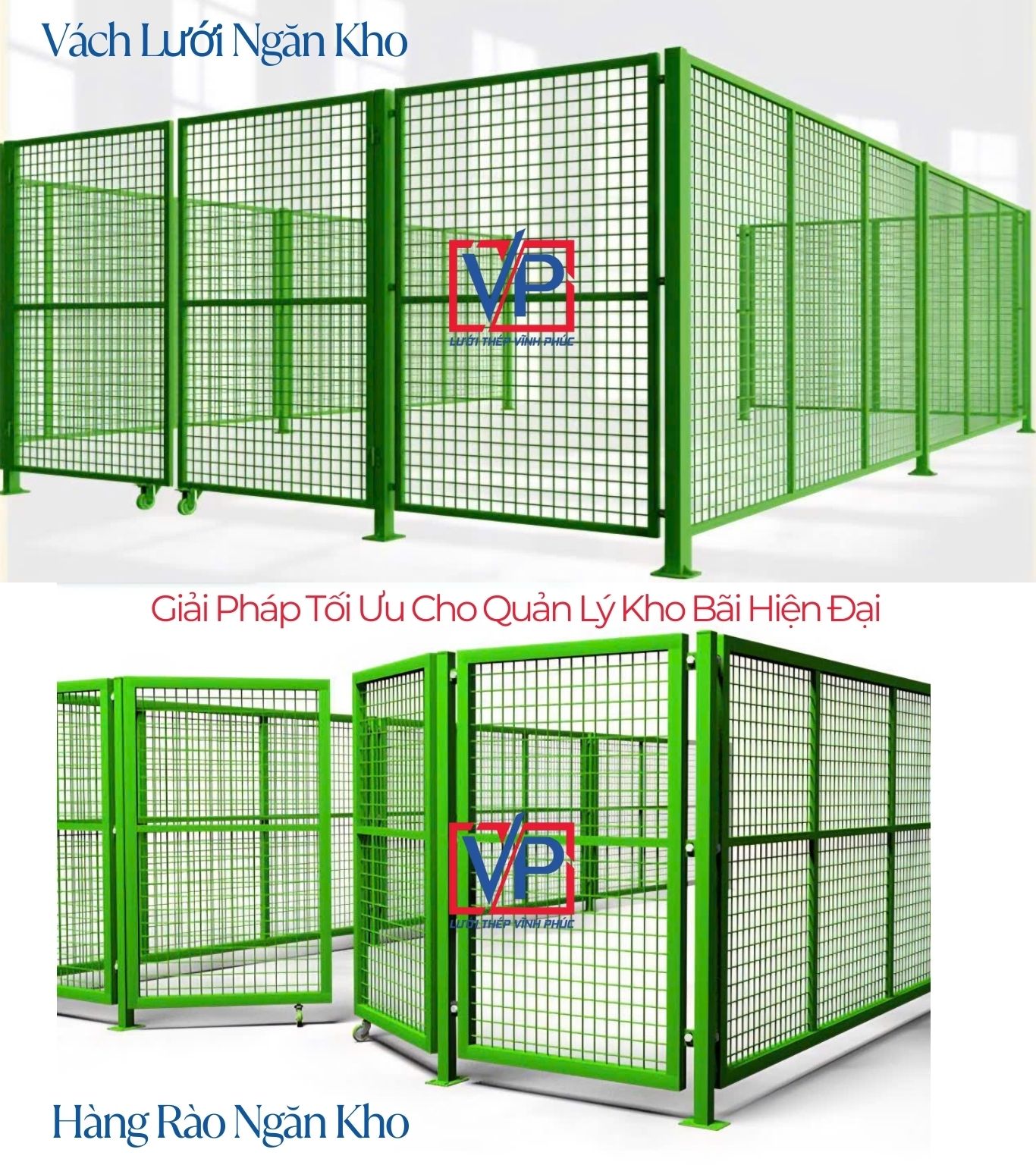 Hàng rào ngăn kho, vách lưới ngăn kho