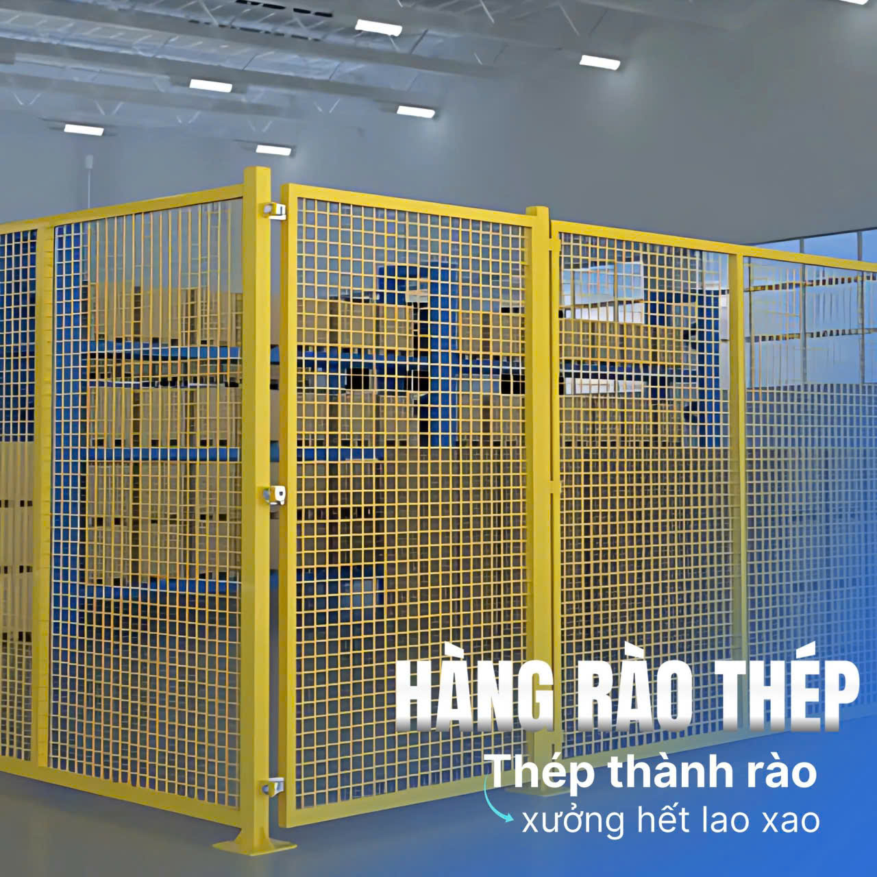 Hàng rào ngăn kho, vách lưới ngăn kho