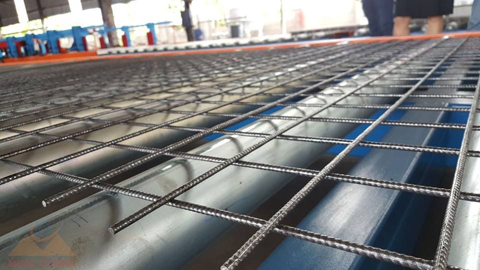 Lưới thép hàn đổ bê tông phi 10